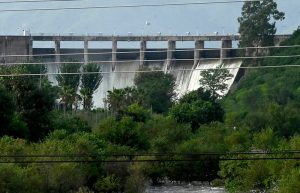 Rawal Dam’s spillways are reopened to manage rising water levels after continuous rainfall pushed the reservoir beyond the safety threshold.