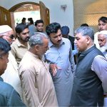 Chaudhry Tariq Subhani, Chairman of the Punjab Land Records Authority (PLRA), is listening to the issues of the people of his constituency at Vreyo House