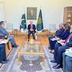 The outgoing ambassador of the French Republic to Pakistan Mr. Nicolas Galey calls on Prime Minister Muhammad Shehbaz Sharif