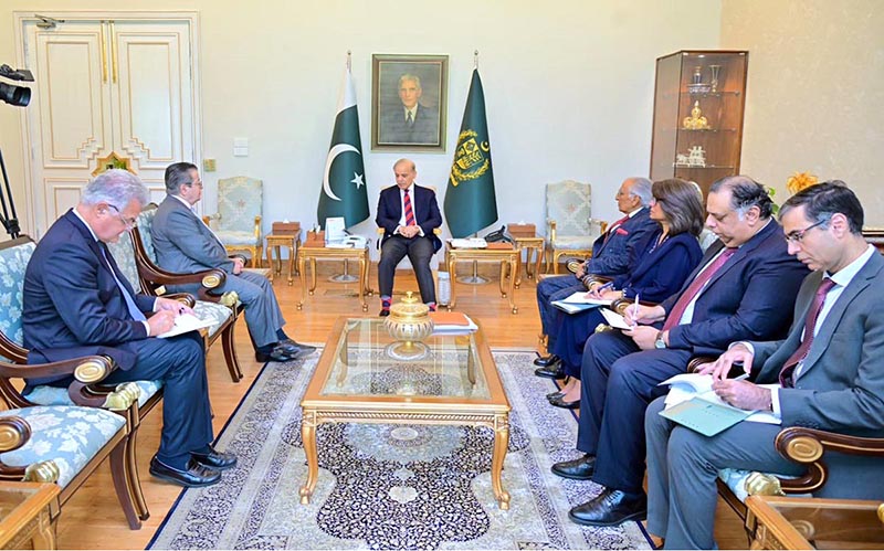 The outgoing ambassador of the French Republic to Pakistan Mr. Nicolas Galey calls on Prime Minister Muhammad Shehbaz Sharif
