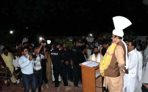 Advisor to the Prime Minister on Political and Public Affairs Senator Rana Sanaullah Khan inaugurates the newly constructed Rural Health Center at Chak No. 30-JB, Aminpur.