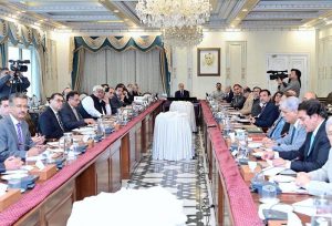 Prime Minister Muhammad Shehbaz Sharif chairs a meeting on improving the country's exports.