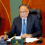 Federal Minister for Planning, Development and Special Initiatives Ahsan Iqbal chairing a multi-party consultative session on civil service reforms
