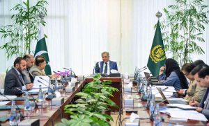 Federal Minister for Law and Justice Senator Azam Nazeer Tarar chairs a meeting of the Cabinet Committee on Legislative Cases.