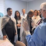 Parliamentary delegation led by Chairman Senate, Syed Yousuf Raza Gilani along with Chairwoman of the Council of the Republic of Belarus Natalya Kochanova, visiting the state institution "Minsk Scientific and Practical Center for Surgery, Transplantology and Hematology"