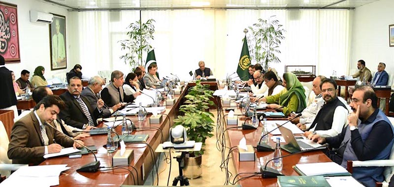 Federal Minister for Law & Justice Senator Azam Nazeer Tarar chairs a meeting of the Cabinet Committee for Disposal of Legislative Cases (CCLC). The meeting reviewed various legal and regulatory amendments and rules