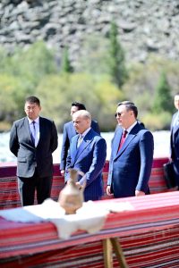 Prime Minister Muhammad Shehbaz Sharif visits the Ala Archa National Park.