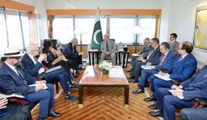 Prime Minister Muhammad Shehbaz Sharif meets Bill Gates, Chair of the Gates Foundation on the sidelines of the 81st Session of the United Nations General Assembly (UNGA 2026) Session