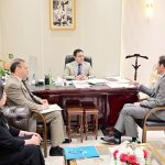 International Finance Corporation (IFC) Division Director Simon Andrews and World Bank Country Director Bolormaa Amgaabazar call on Federal Minister for Economic Affairs Ahad Cheema
