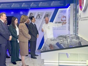 Parliamentary delegation led by Chairman Senate, Syed Yousuf Raza Gilani along with Chairwoman of the Council of the Republic of Belarus Natalya Kochanova, visiting the state institution "Minsk Scientific and Practical Center for Surgery, Transplantology and Hematology"