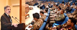 Chief Justice of Pakistan, Mr. Justice Yahya Afridi, addressing the participants of the National Security & War Course 2027 from the National Defence University (NDU), at Supreme Court of Pakistan.