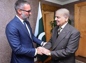 Prime Minister Muhammad Shehbaz Sharif meets H.H. Prince Rahim Aga Khan-V