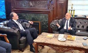 Federal Minister for Finance and Revenue, Senator Muhammad Aurangzeb, meeting with a representative of Abbott's Pharmaceuticals Division to discuss the implementation of Pakistan's Hepatitis C elimination programme, pharmaceutical-sector reforms and measures to accelerate progress on the programme.