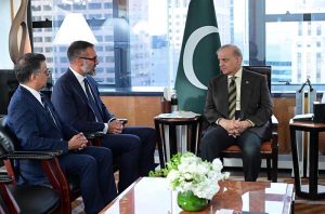 Prime Minister Muhammad Shehbaz Sharif meets H.H. Prince Rahim Aga Khan-V