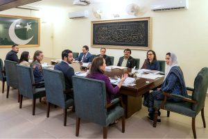 First Lady Bibi Asifa Bhutto Zardari, MNA, in a meeting with a delegation of the United Nations World Food Programme (WFP), led by Representative and Country Director WFP Pakistan Ms. Anita Hirsch