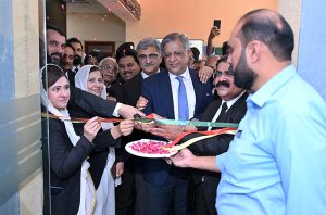 Federal Minister for Law and Justice Senator Azam Nazeer Tarar addressing the ceremony at the Lahore High Court Bar Association, Rawalpindi Bench.