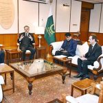Chief Justice of Pakistan, Justice Yahya Afridi, in a meeting with Han Sungho, Ambassador of the Republic of Korea to Pakistan, at the Supreme Court of Pakistan