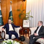 President Asif Ali Zardari meeting Ambassador of France Nicolas Galey, who paid a farewell call on him at Aiwan-e-Sadr
