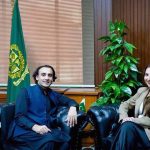 Minister for State and Chairman Pakistan Virtual Assets Regulatory Authority, Bilal Bin Saqib, meets with U.S Charge d’Affaires Natalie Baker