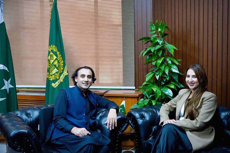 Minister for State and Chairman Pakistan Virtual Assets Regulatory Authority, Bilal Bin Saqib, meets with U.S Charge d’Affaires Natalie Baker