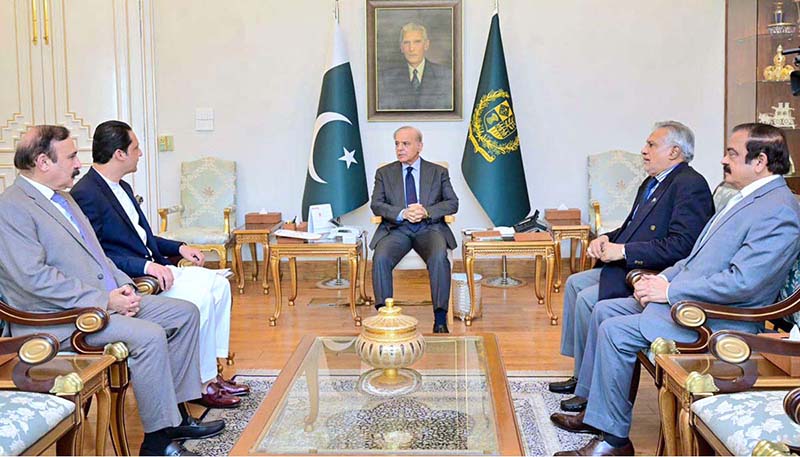 Prime Minister of AJK Syed Iftikhar Ali Gillani called on Prime Minister Muhammad Shehbaz Sharif