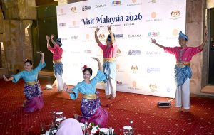 Malaysian High Commissioner Dato’ Mohammad Azhar Mazlan addresses the opening ceremony of the “Visit Malaysia 2026: Tourism and Gastronomy Festival,” organized in collaboration with Serena Hotels to mark Malaysia’s 69th National Day.