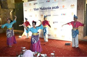 Malaysian High Commissioner Dato’ Mohammad Azhar Mazlan addresses the opening ceremony of the “Visit Malaysia 2026: Tourism and Gastronomy Festival,” organized in collaboration with Serena Hotels to mark Malaysia’s 69th National Day.