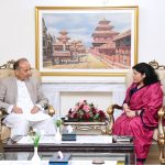 Dr Musadik Malik meets Nepalese Ambassador Rita Dhital to convey Pakistan’s condolences and discuss support for Nepal’s ongoing relief and recovery efforts