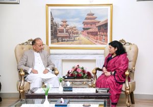 Dr Musadik Malik meets Nepalese Ambassador Rita Dhital to convey Pakistan’s condolences and discuss support for Nepal’s ongoing relief and recovery efforts