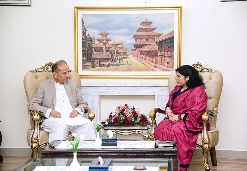 Dr Musadik Malik meets Nepalese Ambassador Rita Dhital to convey Pakistan’s condolences and discuss support for Nepal’s ongoing relief and recovery efforts