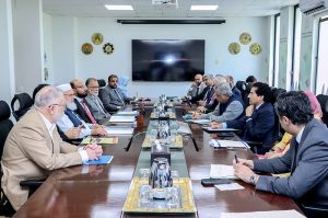 A delegation of Jamaat-e-Islami called on Federal Minister for Petroleum Ali Pervaiz Malik, Federal Minister for Law and Justice Azam Nazeer Tarar and Minister of State for Finance Bilal Azhar Kiani at the Petroleum Division