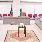 Speaker National Assembly Sardar Ayaz Sadiq in a meeting with Maldives Parliamentary Delegation led by Speaker of the People's Majlis of Maldives Mr. Abdul Raheem Abdulla at Parliament House