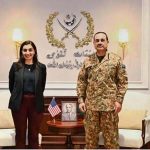 A delegation of the U.S. Afghanistan War Commission, led by its Co-Chairs Ms. Shamila N. Chaudhary and Dr. Colin F. Jackson, called on Field Marshal Syed Asim Munir, NI (M), HJ, Chief of Army Staff and Chief of Defence Forces (COAS & CDF), at General Headquarters (GHQ)