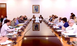 A meeting of the Senate Standing Committee on Education and Professional Training was held in the committee room of the Governor House, Karachi, under the chairmanship of Senator Bushra Anjum Butt.