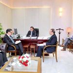Federal Minister for Economic Affairs Ahad Cheema chairs a meeting on the ML-1 project, with Asian Development Bank (ADB) officials participating virtually