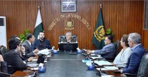 Federal Minister for Law and Justice Senator Azam Nazeer Tarar is chairing a meeting of the Prime Minister’s Committee on Key Governance Indicators. Minister of State Barrister Aqeel Malik is also present.