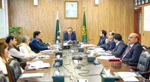 Federal Minister for Planning, Development and Special Initiatives Ahsan Iqbal chairing the second meeting of the Prime Minister’s Committee constituted to review the development concerns of Gilgit-Baltistan (GB) and formulate actionable recommendations to accelerate the region’s sustainable development.