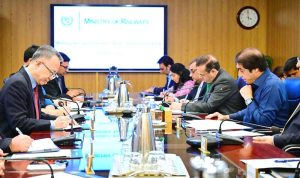 ADB Vice President Yang called on Federal Minister for Railways Muhammad Hanif Abbasi; discusses ML-1 upgradation, financing and comprehensive railway reforms.