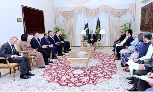 A Lebanese delegation led by Minister of Interior and Municipalities of Lebanon H.E. Mr. Ahmad Al-Hajjar called on Prime Minister Muhammad Shehbaz Sharif
