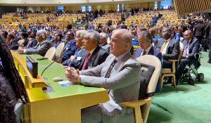 Prime Minister Muhammad Shehbaz Sharif attends the inaugural session of the 81st UNGA