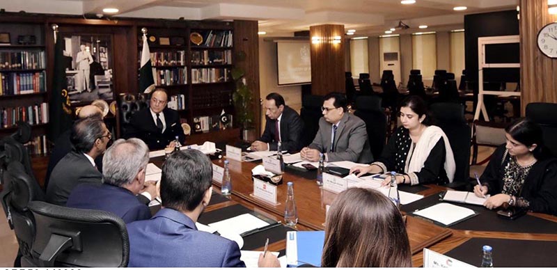 Federal Minister for Finance & Revenue, Senator Muhammad Aurangzeb, meeting with IFFCO Global Group Director, Mr. Abdelghani Abdullah, along with the IFFCO delegation, at the Finance Division today to discuss investment expansion and business facilitation