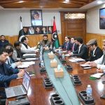 Gilgit-Baltistan Chief Minister Amjad Hussain is being briefed by Secretary Special Investment Facilitation Council (SIFC), Jameel Ahmed Qureshi, on investment opportunities in various sectors of Gilgit-Baltistan under the SIFC initiative