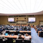 Prime Minister Muhammad Shehbaz Sharif addressing a high-level meeting at the United Nations Headquarters marking the 40th anniversary of the Declaration on the Right to Development