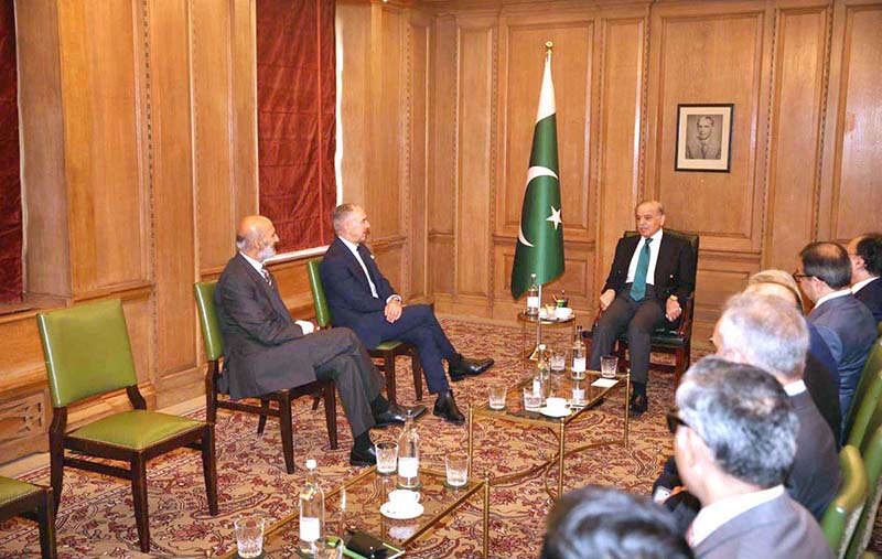 Prime Minister Muhammad Shehbaz Sharif met delegation of Rothschild & Co. headed by Lord Mark Sedwill, Chair of Geostrategic Advisory