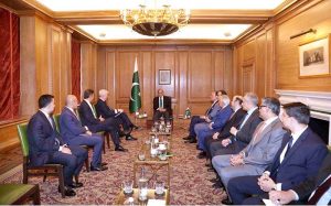 Prime Minister Muhammad Shehbaz Sharif in a meeting with the senior leadership of Citi group
