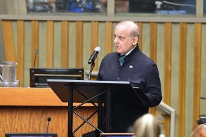 Prime Minister Muhammad Shehbaz Sharif addressing a high-level meeting at the United Nations Headquarters marking the 40th anniversary of the Declaration on the Right to Development