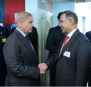 Prime Minister Muhammad Shehbaz Sharif meets Prime Minister of the People's Republic of Bangladesh, Mr.Tarique Rahman.