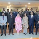 A parliamentary delegation from Maldives People’s Majlis call on Federal Minister for IT and Telecommunication Ms. Shaza Fatima Khawaja