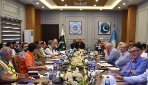 Chairman WAPDA visits Mohmand Dam Project, reviews construction progress