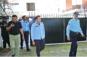 DIG Umar takes Red Zone security check to field, briefs officers on alert duty